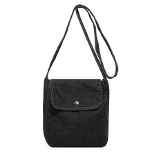 Load image into Gallery viewer, Women's Denim Crossbody Bag - Urban Minimalist Shoulder Bag with Adjustable Strap
