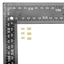 Load image into Gallery viewer, Gold Hourglass Shape Spacer beads, Sku#JL191