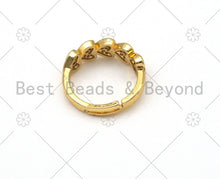 Load image into Gallery viewer, CZ Heart  Adjustable Ring, Sku#LD139