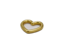 Load image into Gallery viewer, Gold Frame Heart Shape Charm, Sku#B228