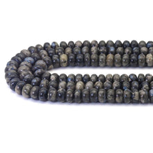 Load image into Gallery viewer, Genuine Gray Opal Rondelle Smooth Beads, Sku#U1675