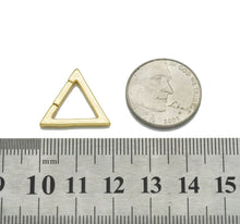 Load image into Gallery viewer, 18K Gold Silver Triangle Snap Clip Clasp, Sku#K180