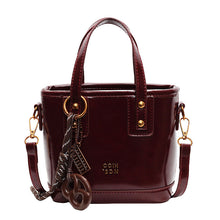 Load image into Gallery viewer, Women's Crossbody Bucket Bag - PU Leather Urban Minimalist Shoulder Bag with Adjustable Strap