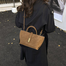 Load image into Gallery viewer, Retro High-Capacity Minimalist Suede-Style Tote Bag | Women's Everyday Shoulder Bag