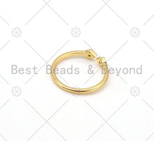 Load image into Gallery viewer, CZ Diamond Shape Adjustable Ring, Sku#X228