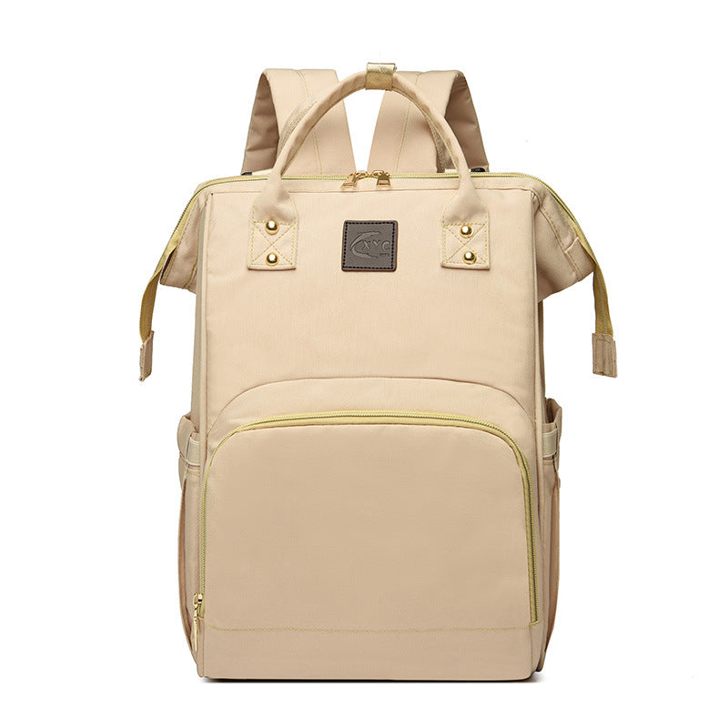 Portable High Capacity Maternity Backpack – Waterproof Oxford Cloth Baby Bag