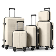 Load image into Gallery viewer, 5-Piece Lightweight Luggage Set with Lock – 12/16/20/24/28 Inch