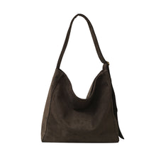 Load image into Gallery viewer, Large Capacity Suede Shoulder Bag for Women – Spacious Everyday Tote