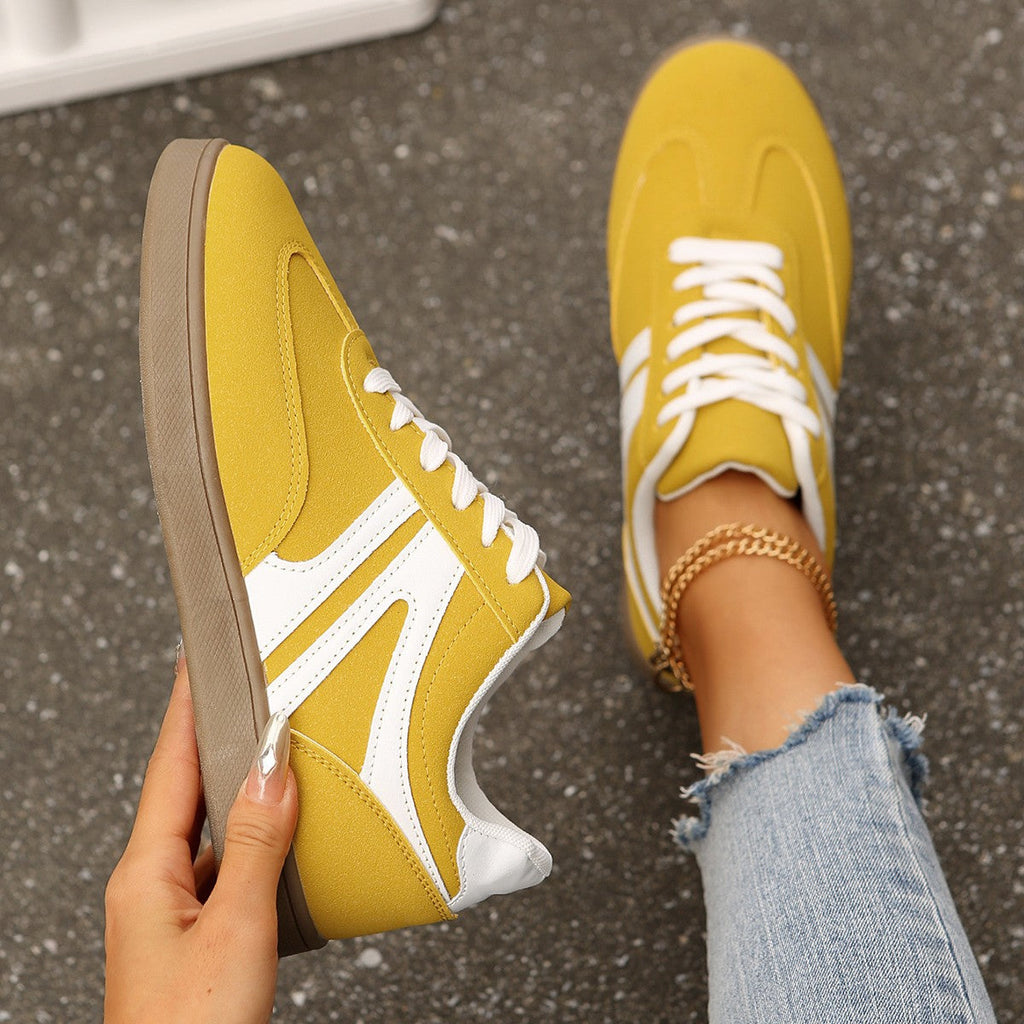 Women's Retro Round-Toe Running Flats