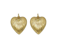Load image into Gallery viewer, Gold Heart  Shape Charm, Sku#LX105