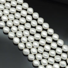 Load image into Gallery viewer, 13x15mm White MOP Diamond Shape Beads, Sku#T162