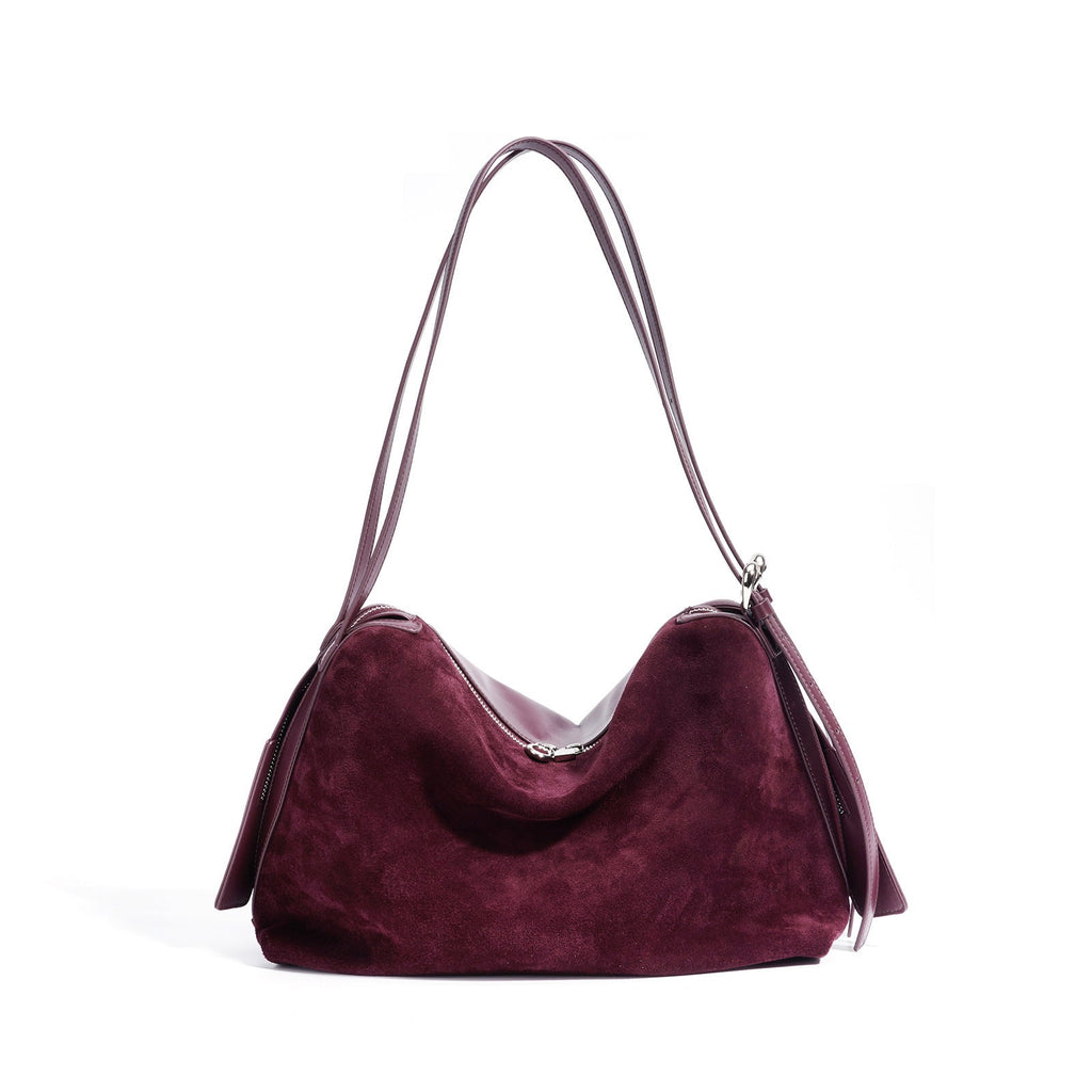 Large Capacity Genuine Leather Boston Tote Bag