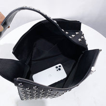Load image into Gallery viewer, Edgy Rivet Underarm Shoulder Bag - Premium PU Leather Streetwear Handbag