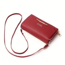 Load image into Gallery viewer, Vegan Messenger Bag – Lightweight Large Shoulder Bag with Detachable Organizer