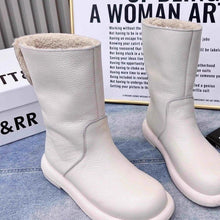 Load image into Gallery viewer, Women's Non-Slip Thick Sole Winter Snow Boots - Warm PU Leather Platform Boots