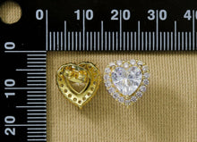 Load image into Gallery viewer, CZ Heart Earring, Sku#LD206