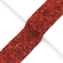 Load image into Gallery viewer, Genuine Red Agate Faceted Cube Beads, 2.5mm, Sku#U1548