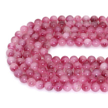 Load image into Gallery viewer, Pink/Blue/Orange Jade Round Smooth Beads, Sku#U2211