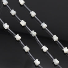 Load image into Gallery viewer, Tulip White Mother of Pearl Beads, Sku#T168