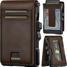 Load image into Gallery viewer, RFID Blocking Metal Card Holder - Anti-Scan Slim Wallet for Men &amp; Women