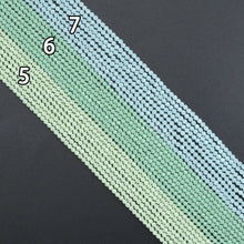 Load image into Gallery viewer, NEW!!! 2mm/3mm Round Faceted Luminous Crystal, Sku#U2046