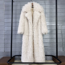 Load image into Gallery viewer, Womens Elongated Wool Coat With A Tailored Lapel