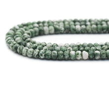 Load image into Gallery viewer, Genuine Blue Dot Stone Rondelle Smooth Beads, 4x6mm, Sku#U1409