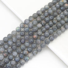 Load image into Gallery viewer, Genuine Labradorite Round Smooth Beads, 8mm/10mm/12mm, Sku#U