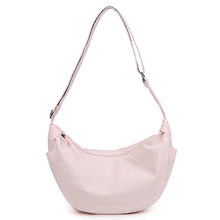 Load image into Gallery viewer, High-Capacity Nylon Shoulder Bag – Urban Minimalist Dumpling Bag for Women