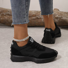 Load image into Gallery viewer, Women's Versatile Lightweight Mesh Sneakers – Breathable Flat Sole Cross-Tie Casual Shoes