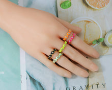 Load image into Gallery viewer, Evil Eye Stackable ring, Sku#X305