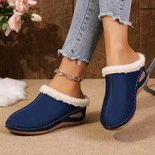 Load image into Gallery viewer, Plush Wedge Sandals