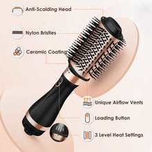 Load image into Gallery viewer, SKIMI Hair Dryer Brush, Hot Air Brush, Blow Dryer Brush Tool Set Straightener/Dryer/Curling Plastic, Curling Brush Hair Dryer