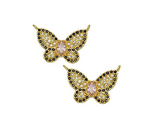 Load image into Gallery viewer, CZ Butterfly Charm, Sku#JL96