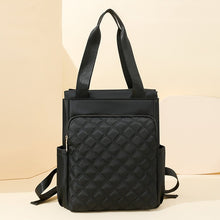 Load image into Gallery viewer, Diamond-Pattern Embroidered Backpack for Women | Dual-Handle Oxford Cloth Backpack | Sarah Express