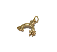 Load image into Gallery viewer, CZ Pave Rainbow Airplane Cloud Charm, Sku#CP41