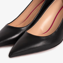Load image into Gallery viewer, The Brunello Black Leather Pump Women Shoe