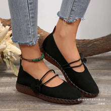 Load image into Gallery viewer, Women's Retro Breathable Round-Toe Flats - Lightweight Slip-On Shoes with Soft Soles