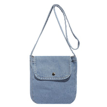 Load image into Gallery viewer, Women's Denim Crossbody Bag - Urban Minimalist Shoulder Bag with Adjustable Strap