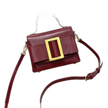 Load image into Gallery viewer, Women's Patent Leather Crossbody Bag - Sleek Compact Shoulder Bag with Adjustable Strap