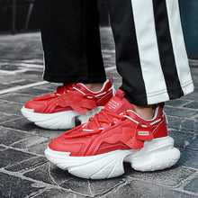 Load image into Gallery viewer, Men's Breathable Height-Enhancing Casual Sneakers - Thick Sole Lace-Up Shoes