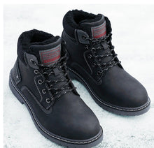 Load image into Gallery viewer, Men's Outdoor Martin Boots – Lace-Up Ankle Boots in Yellow, Black &amp; Brown | Sizes 38–48