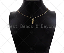 Load image into Gallery viewer, CZ Micro Pave Fuck Word Pendant/Charm,Cubic Zirconia Charm, LK191
