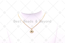 Load image into Gallery viewer, CZ  Evil Eye Charm, Sku#LK543