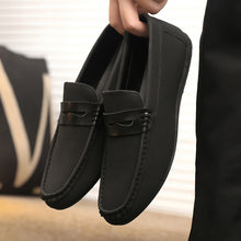 Load image into Gallery viewer, Men's Solid Color Penny Loafers - Slip-On Casual Dress Shoes