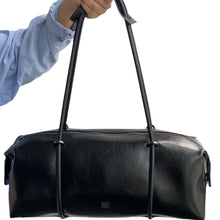 Load image into Gallery viewer, Women's Textured Boston Bag – Large Capacity PU Leather Structured Handbag | Sarah Express