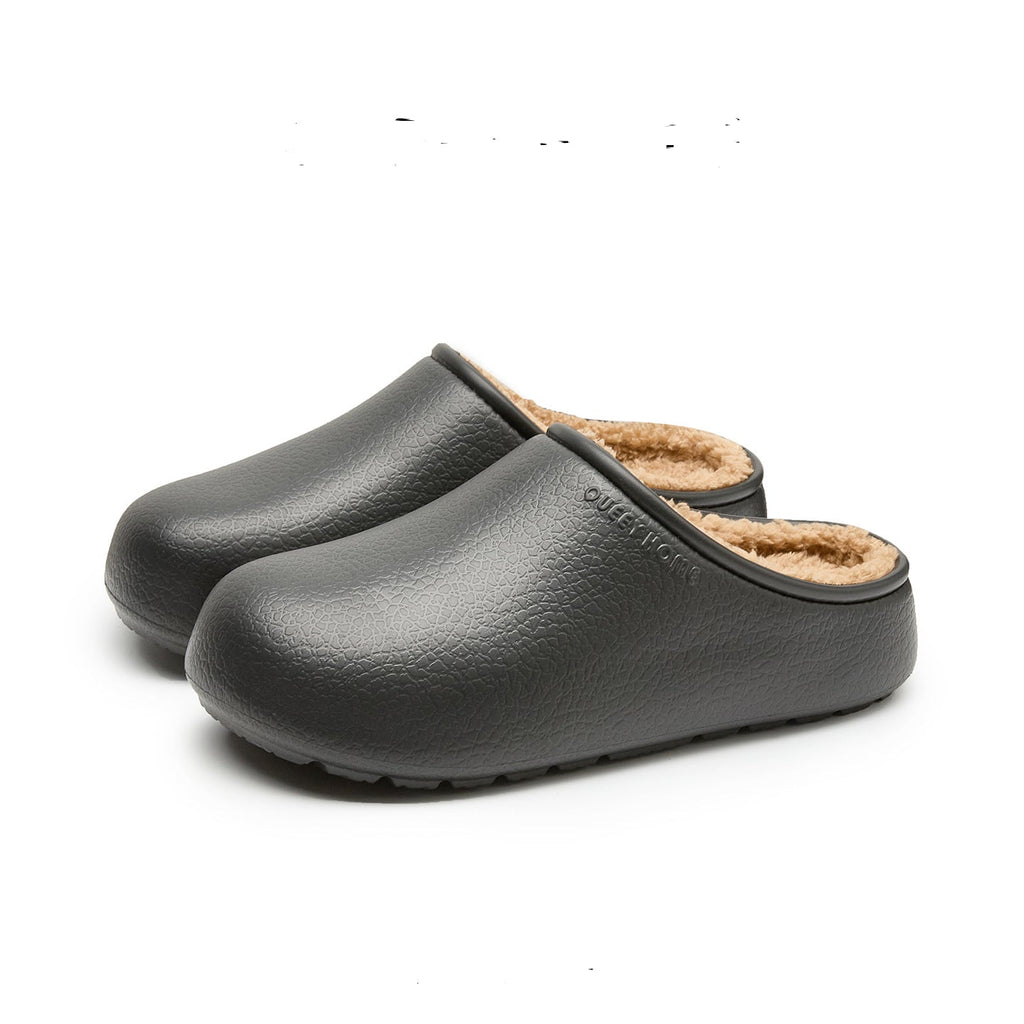 Fleece-Lined Waterproof Slippers
