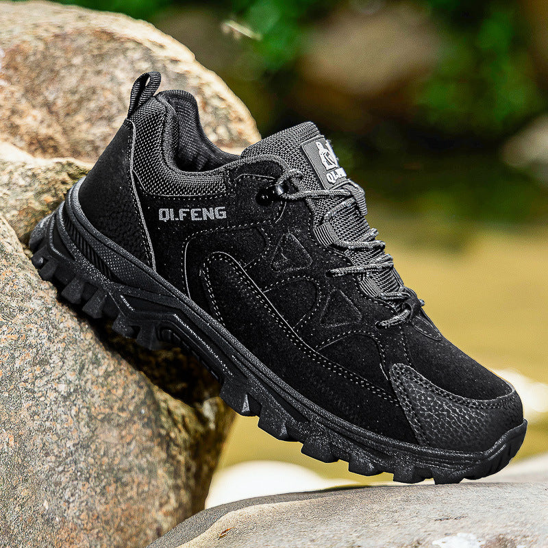 Men's & Women's Outdoor Hiking Shoes – Suede Low-Top Trail Sneakers | Sizes 37–49