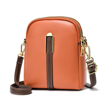 Load image into Gallery viewer, Women's Vertical Soft Leather Crossbody Bag - PU Leather Shoulder Messenger Purse with Card Slots