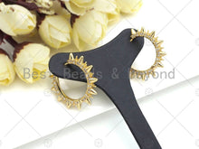 Load image into Gallery viewer, CZ Micro Pave Spike earrings, Sku#J305